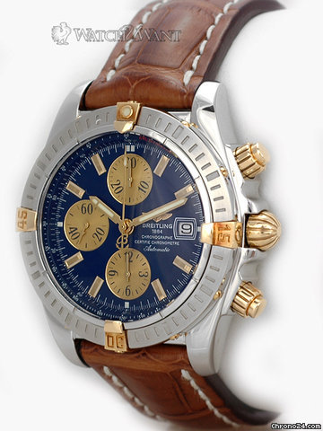 Breitling Chronomat Evolution Chronograph - 44mm Two-Tone (Stainless Steel & 18K Yellow Gold) - B13356 WATCHES 2