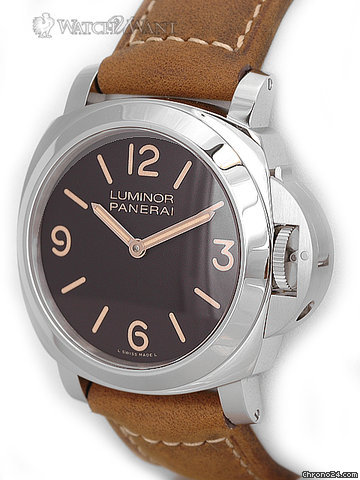 replica Panerai PAM 390 Luminor "Blackseal Base" Boutique Special Edition - Dirty Brown Dial WATCHES 1