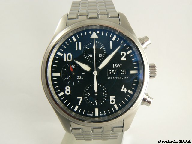 IWC FLIEGERCHRONOGRAPH STAINLESS STEEL WATCHES 2