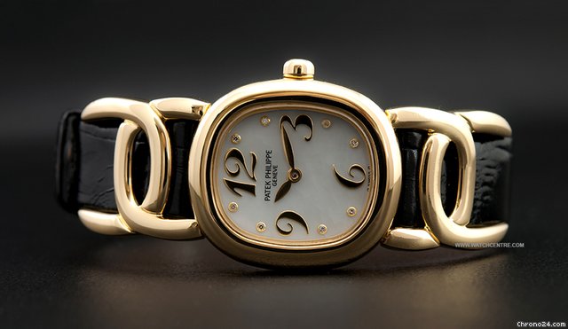Patek Philippe 18k Y/G MOP Dial Ladies Ellipse 4830J WATCHES 2