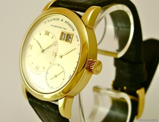 A. Lange & Sohne Lange 1, 18k Yellow Gold WATCHES 2