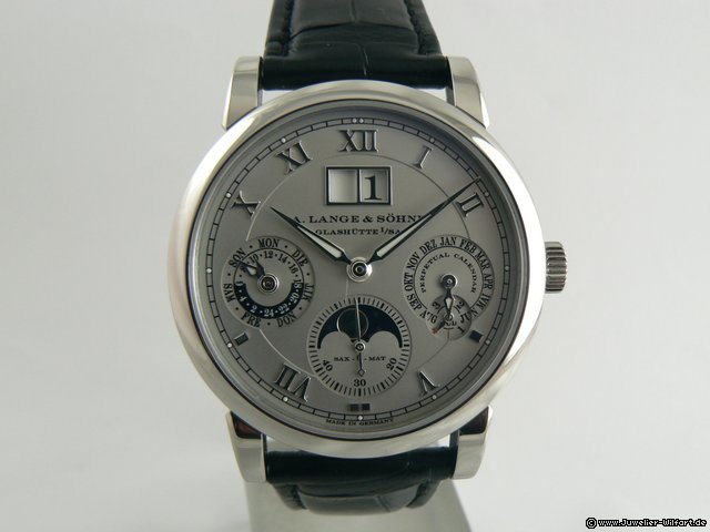 A. Lange & Sohne PERPETUAL EWIGER KALENDER PLATINUM WATCHES 2