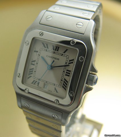 Cartier Santos 1564 Stainless Steel WATCHES 2