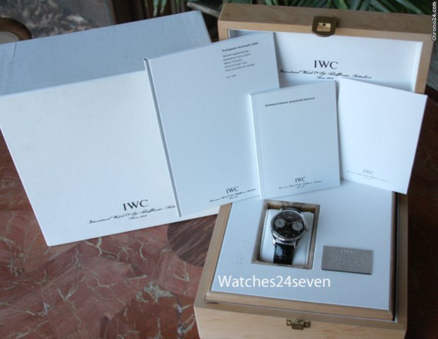 IWC Portuguese 7 Day Jubilee 2000 Special Ed. Panda Dial WATCHES 2