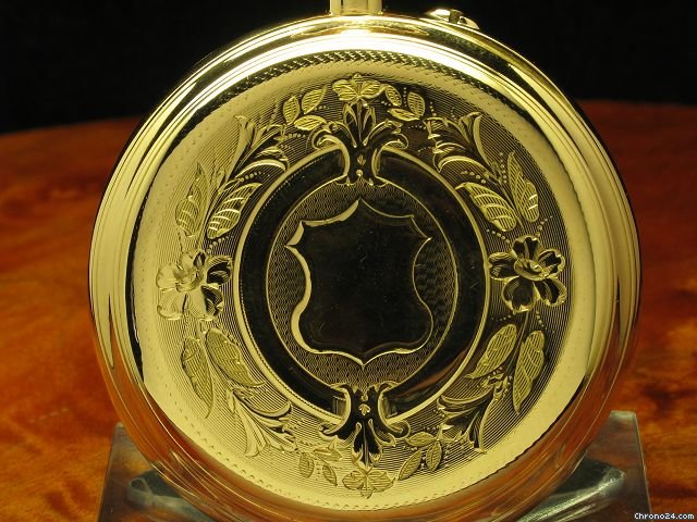 replica Jaeger-LeCoultre & Co. 14kt 585 Gold Open Face Taschenuhr WATCHES 1
