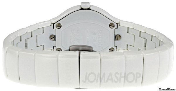 replica Rado True White Dial Chronograph Ceramic Ladies Watch R27696022 WATCHES 1