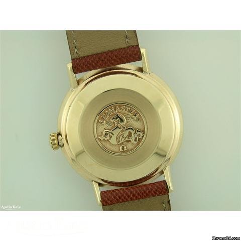 Omega De Ville 9ct Gold automatic on strap WATCHES 2