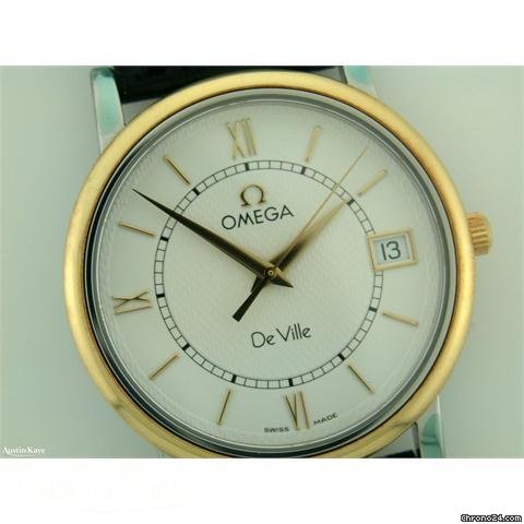 Omega De Ville bi-colour quartz on strap WATCHES 2