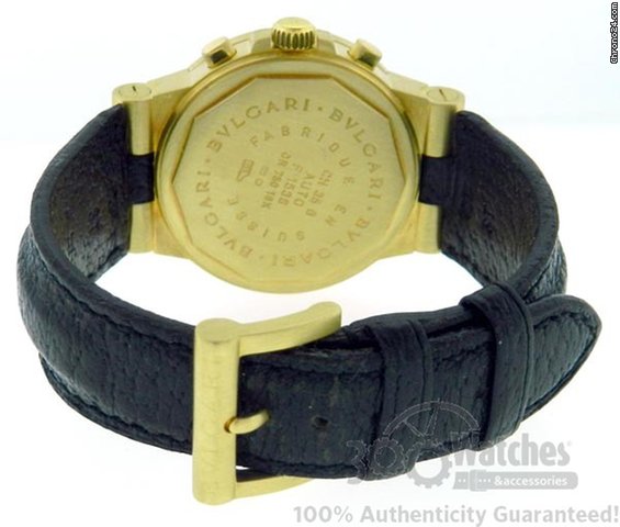 replica Bulgari Men's  Diagono CH35G Automatic Chronograph Date 18K Gold Watch WATCHES 1 