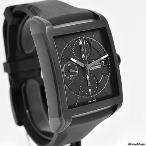 replica Maurice Lacroix Pontos FULL BLACK Rectangulaire Chronographe WATCHES 1 