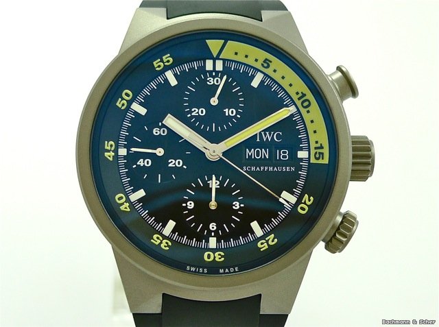 replica IWC Aquatimer Chronograph, Ref. 3719, Titanium WATCHES 1