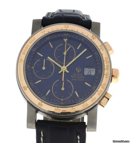 replica Girard Perregaux Chronograph Titan/Rosegold GP7000 WATCHES 1