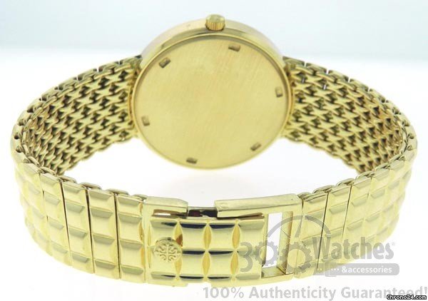 replica Patek Philippe Men��s Calatrava 18K Yellow Gold Quartz Date Watch WATCHES 1 