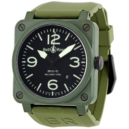 Bell and Ross BR0392-CERAM-MIL Watches Watch