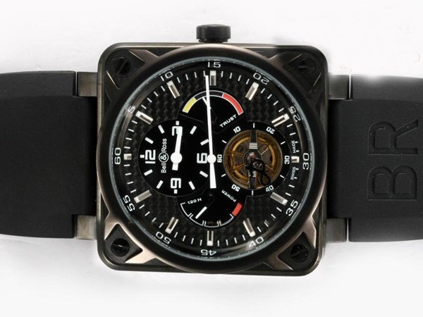 Bell Ross BR01-93 Black Rubber Watches Watch