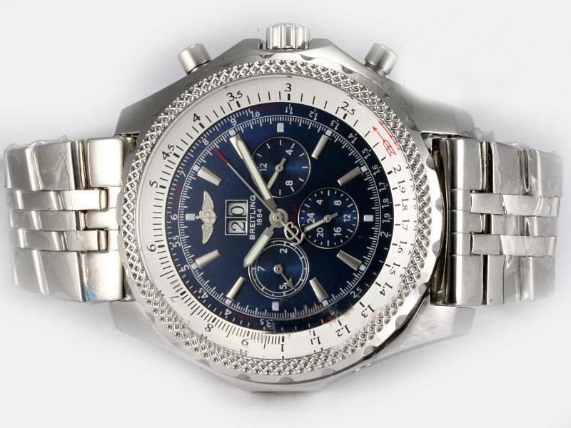 Breitling Blue Dial Watches Watch