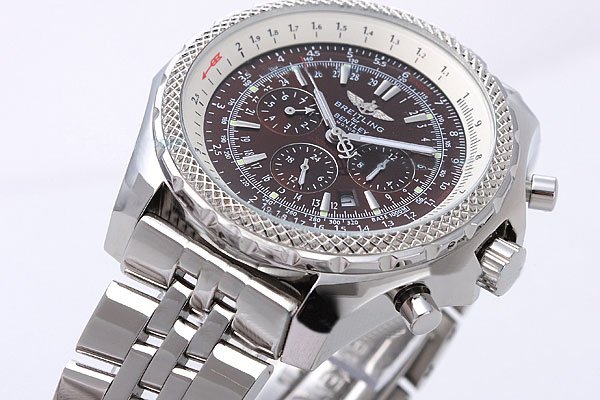 Breitling Steel Brown Dial Watches Watch